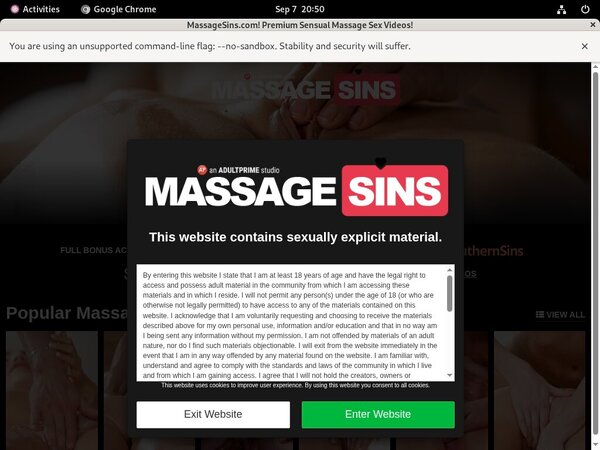 Account Massagesins.com Gratis