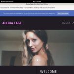 Alexia Cage Cuentas