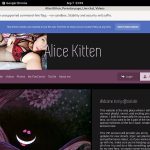 Alice Kitten Paypal Account