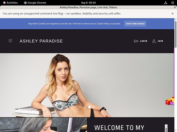 Ashley Paradise Free Acounts