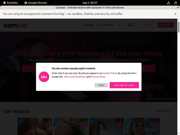 Camlust.com Free Acounts