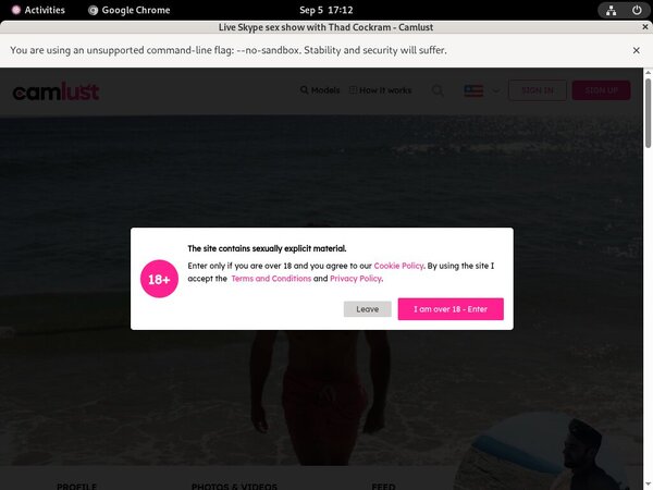 Camlust.com Premium Passwords