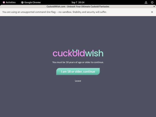 Cuckoldwish.com 1 Day Trial