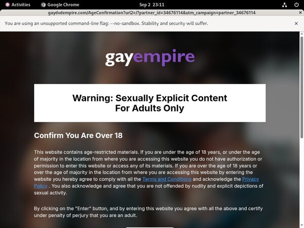 Discount Codes Gay Empire