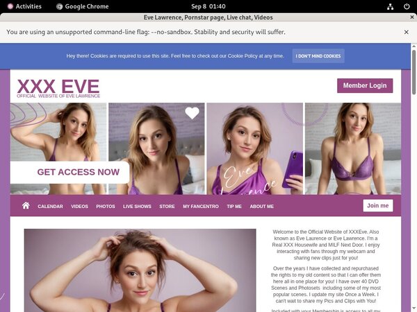 Eve-lawrence.com Sign In