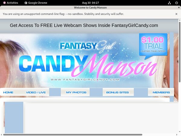 Fantasy Girl Candy Trial Member