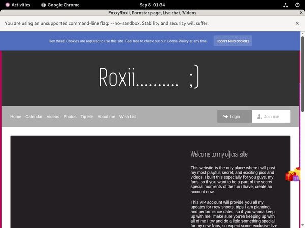 Foxxyroxii.modelcentro.com Hd