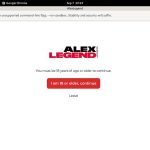 Free Alexlegend.com Day Trial