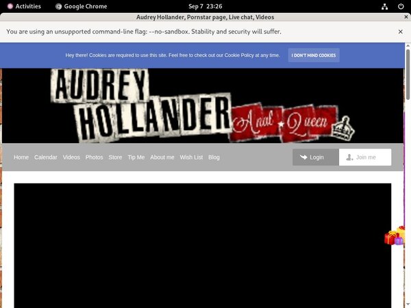 Free Audrey Hollander Hacked Login