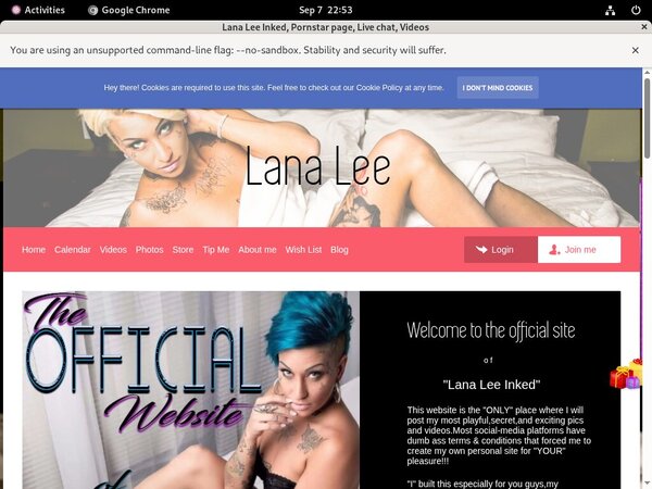 Free Lana Lee Inked Logins