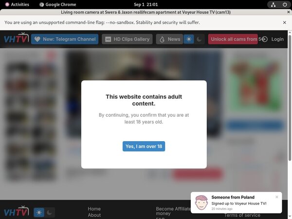 Free Voyeur-house.tv Login Accounts