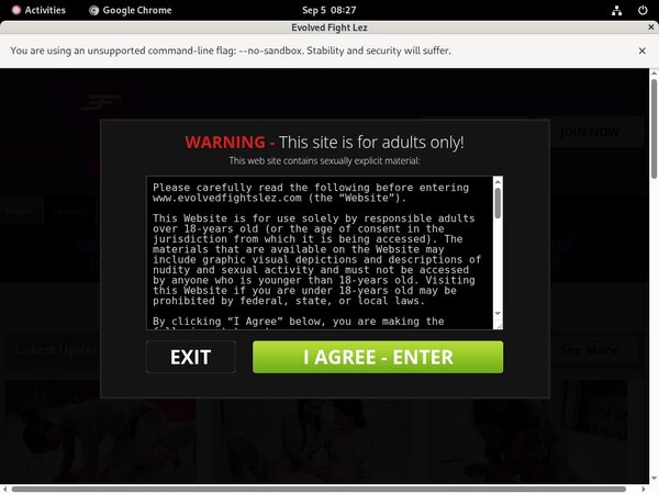 Get Evolvedfightslez Promo Code