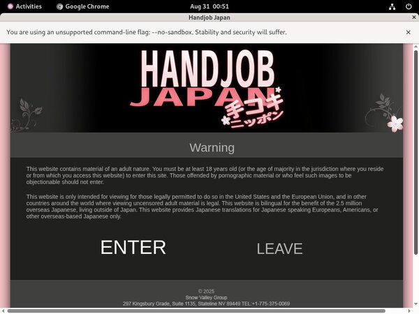 Handjobjapan.com Credits