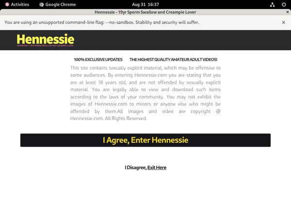 Hennessie.com Hub