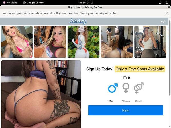 Instabang With AOL Account