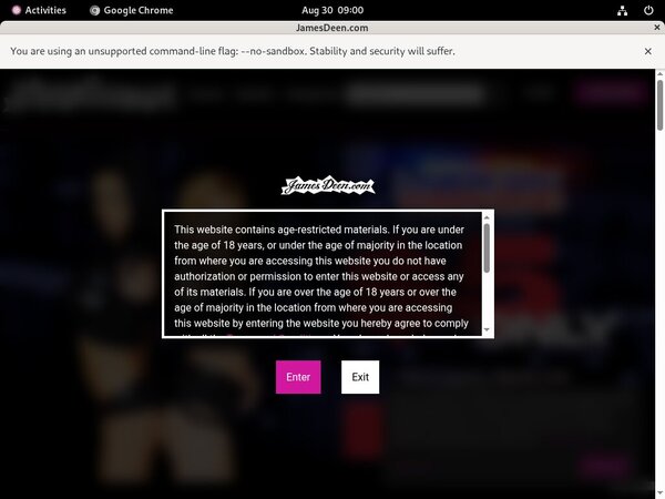 James Deen Order Page