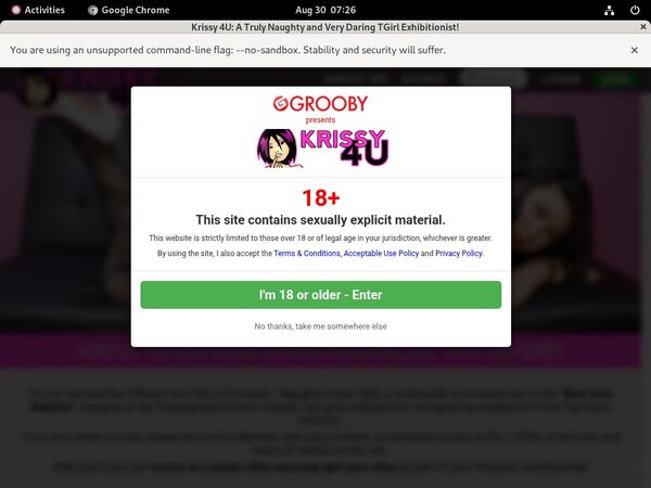 Krissy 4 U Register Form