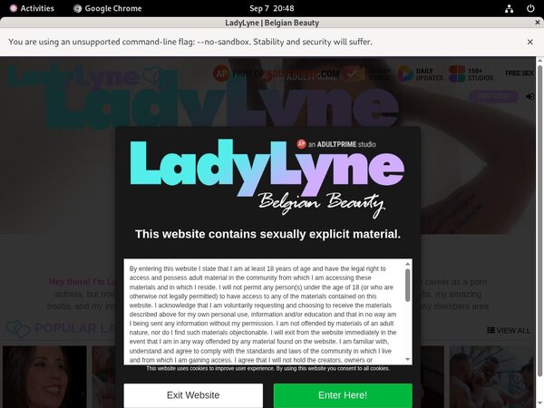 Ladylyne.com Live