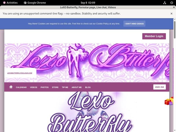 Lexobutterflyxxx.com Working Accounts