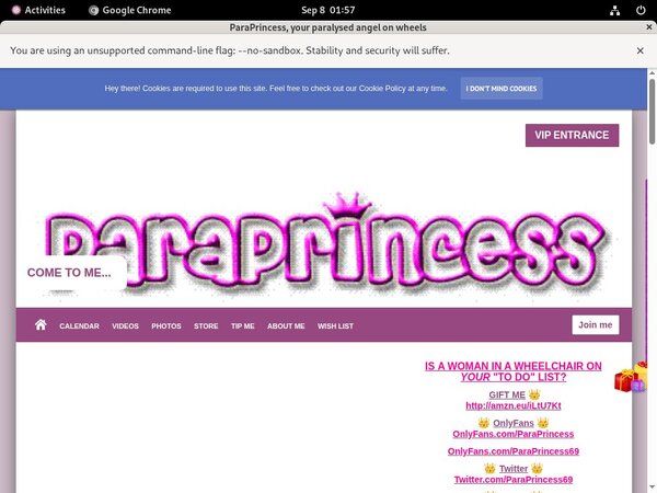 Login Paraprincess.com Free Trial