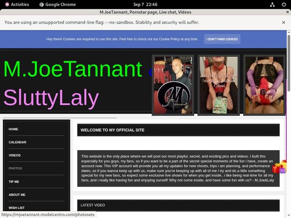 M.JoeTannant Verotel Discount