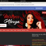 Mistress Alexya Sites