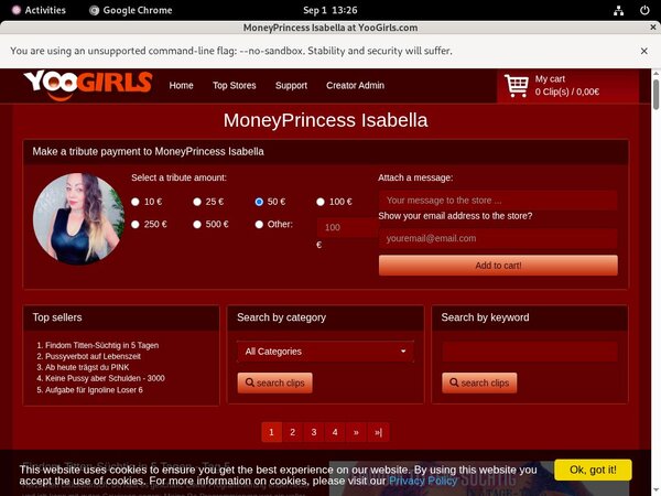 MoneyprincessIsabell Xvideos