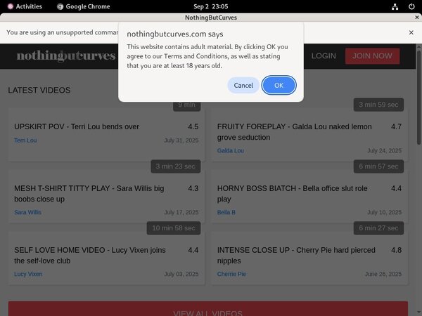Nothingbutcurves.com Passwords