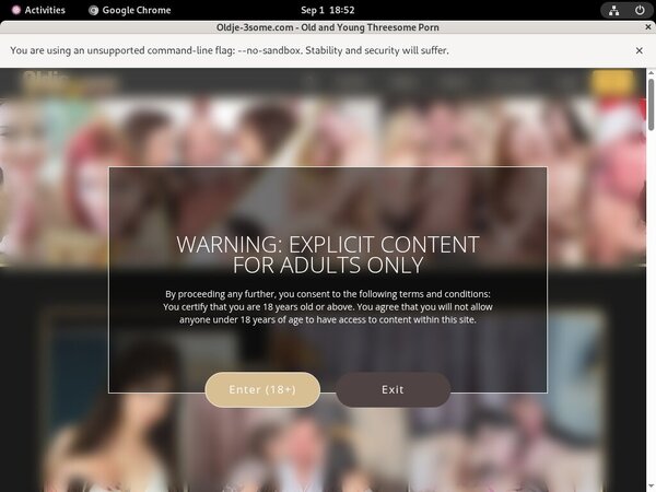 Oldje-3some.com Porn Account