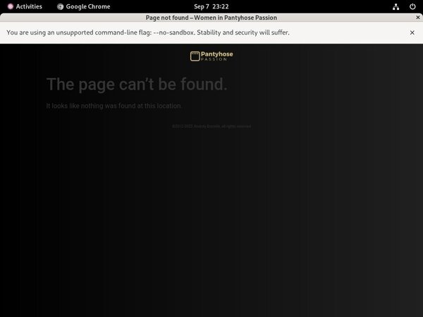 Pantyhosepassion Dvd