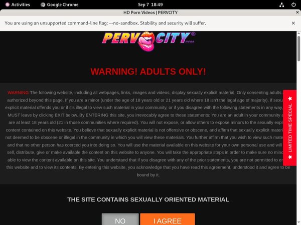 Perv City Wachtwoord