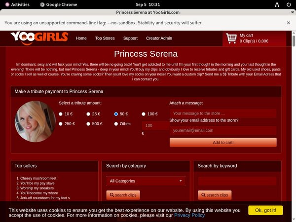 PrincessSerena Join Now