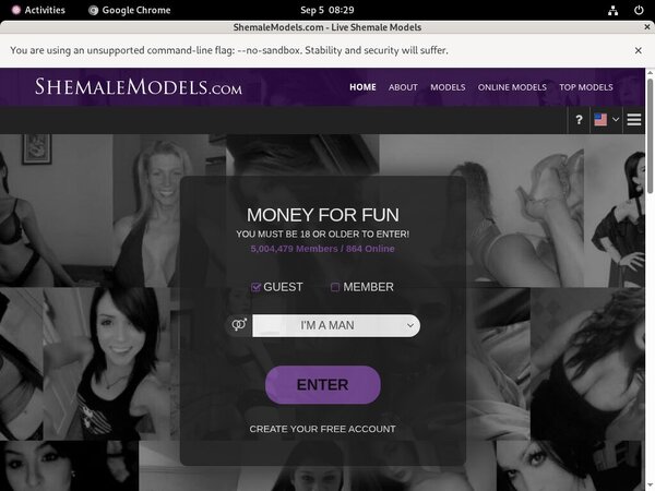 Shemalemodels Free Premium Passwords