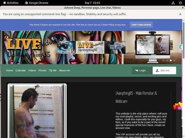 Sign Up Johnne Deep Free