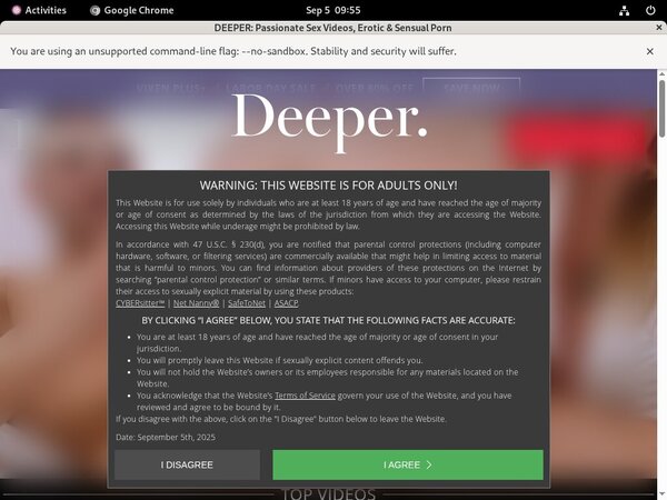 Special Deeper.com Discount Deal