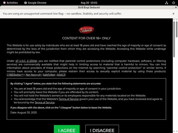 Str8 Boyz Seduced Register Form