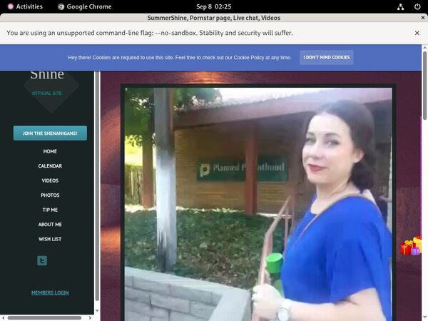 SummerShine Password Info