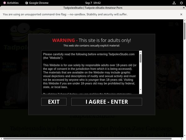 Tadpole X Studio Join With ClickandBuy