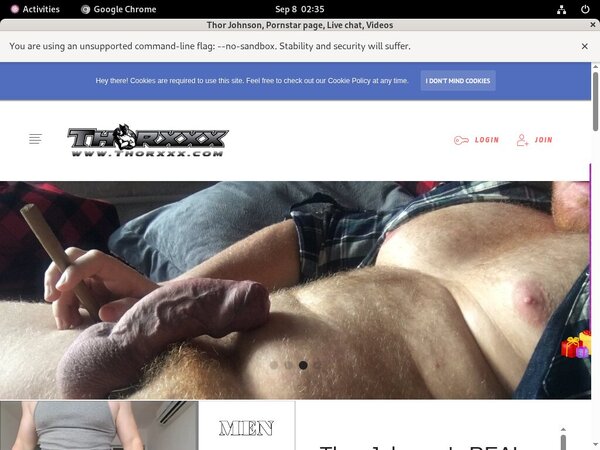 Thorjohnsonxxx.com Order Page