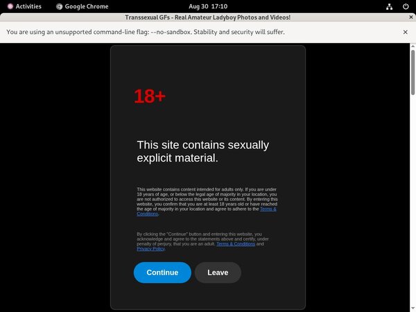 Transsexual GFs Account 2014