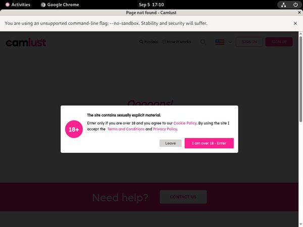 Trial Camlust.com Account