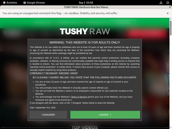 Tushy Raw Yearly Membership