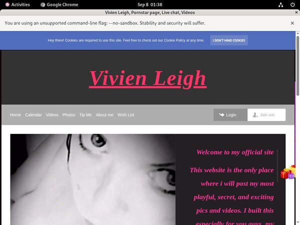 Vivien Leigh Discount Sign Up