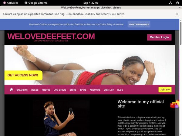 WeLoveDeeFeet Vxsbill Page