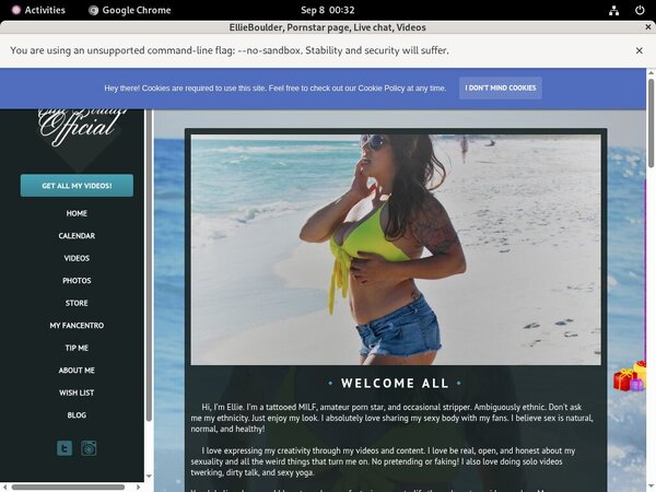 Working EllieBoulder Account